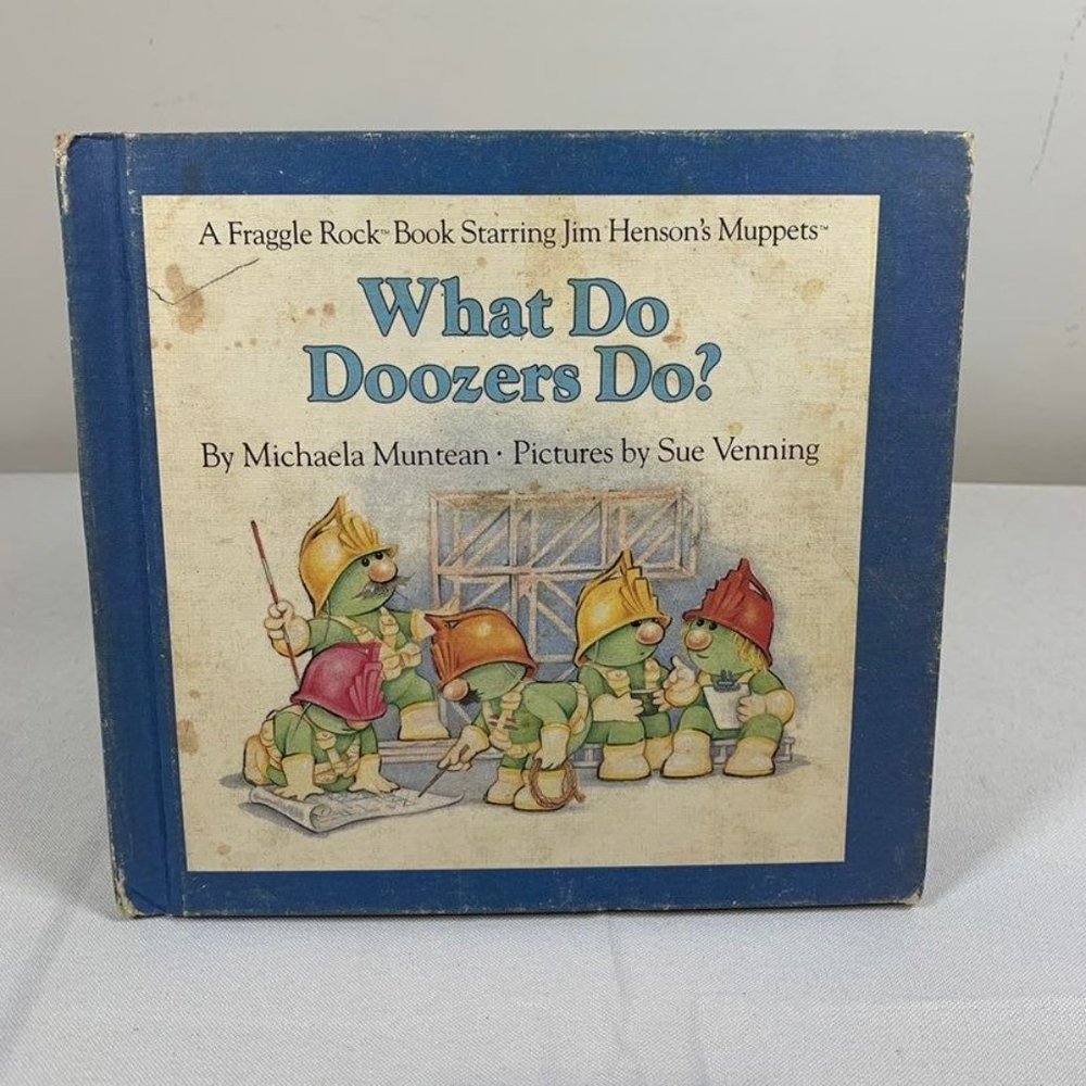 Vintage 1984 Fraggle Rock Hardcover Book Jim Henson’s Muppets What Do Doozers Do
